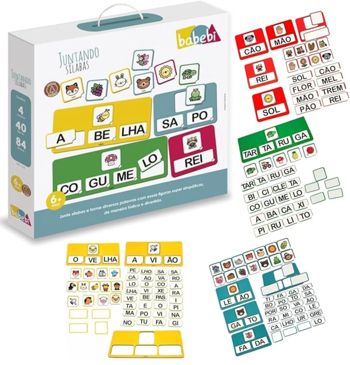 Jogo Juntando Sílabas Babebi