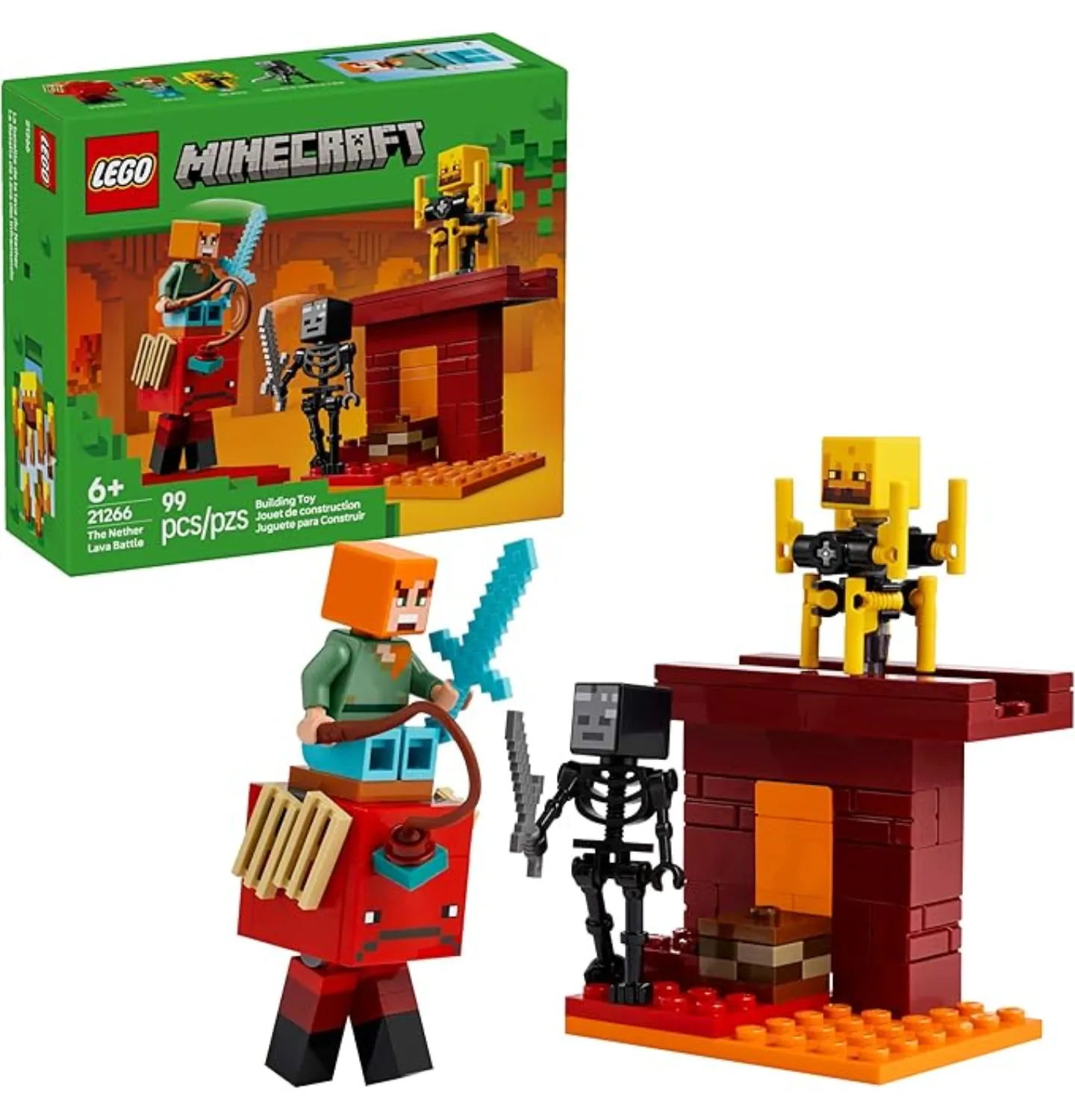 LEGO Minecraft A Batalha de Lava no Nether 21266